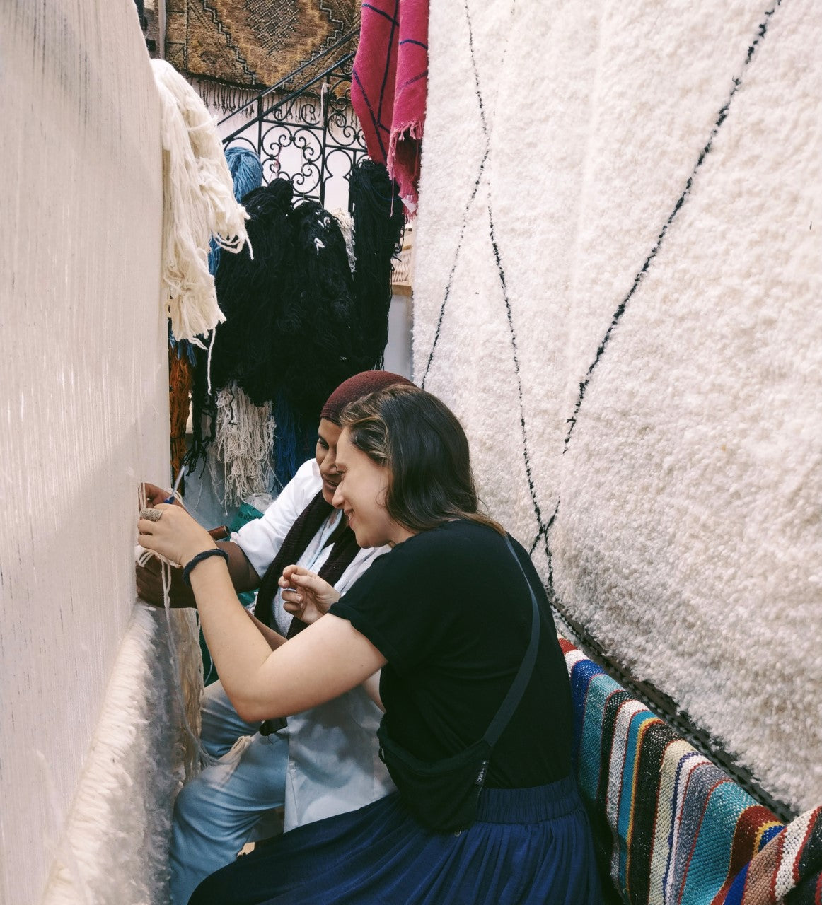 Where And How Are The Beni Ourain Rugs Knotted?