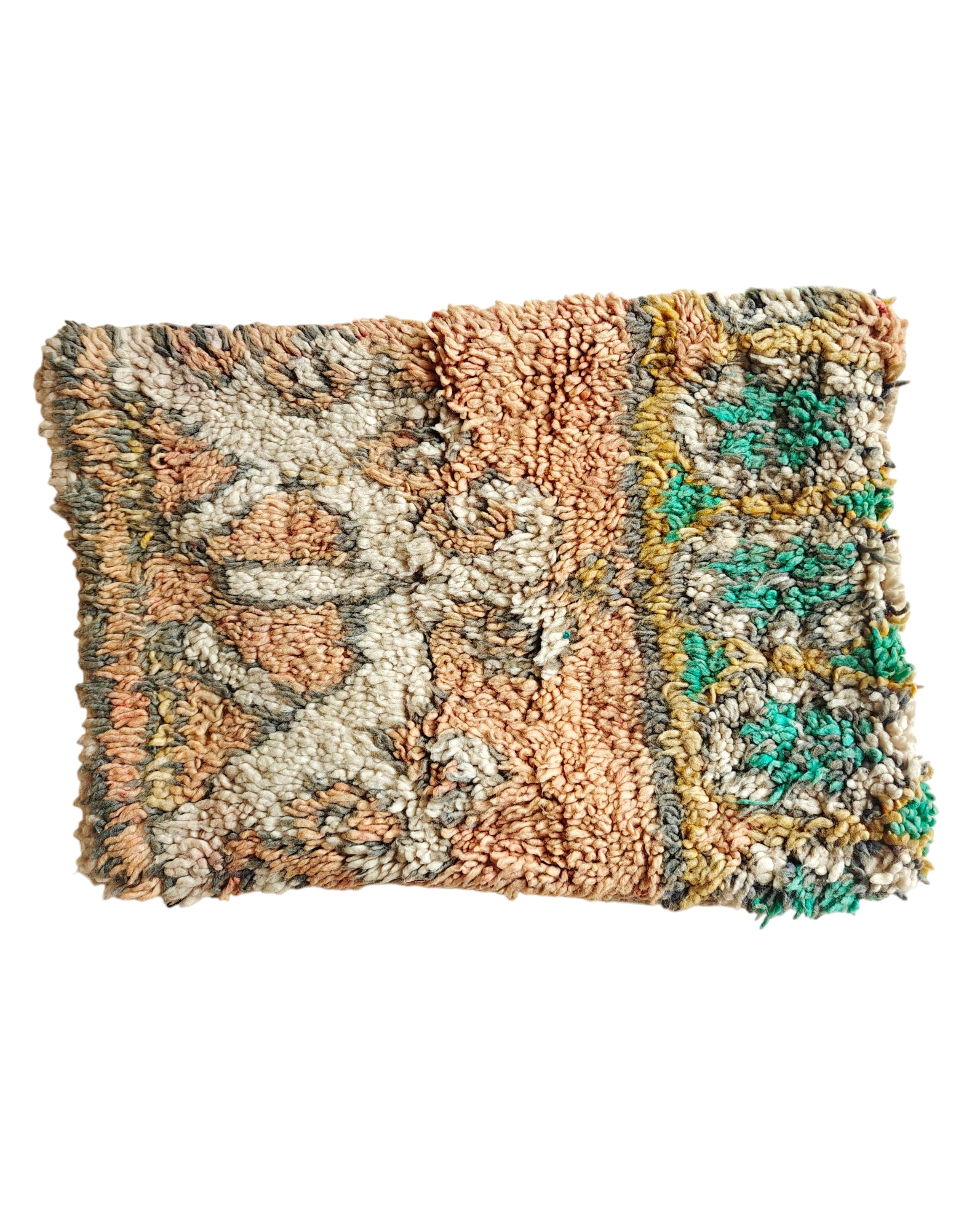 Berberkissen aus Marokko beige grün