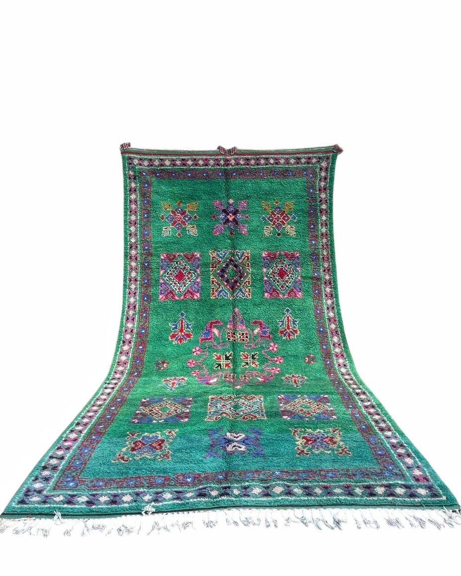 Boujaad Berber Teppich grün