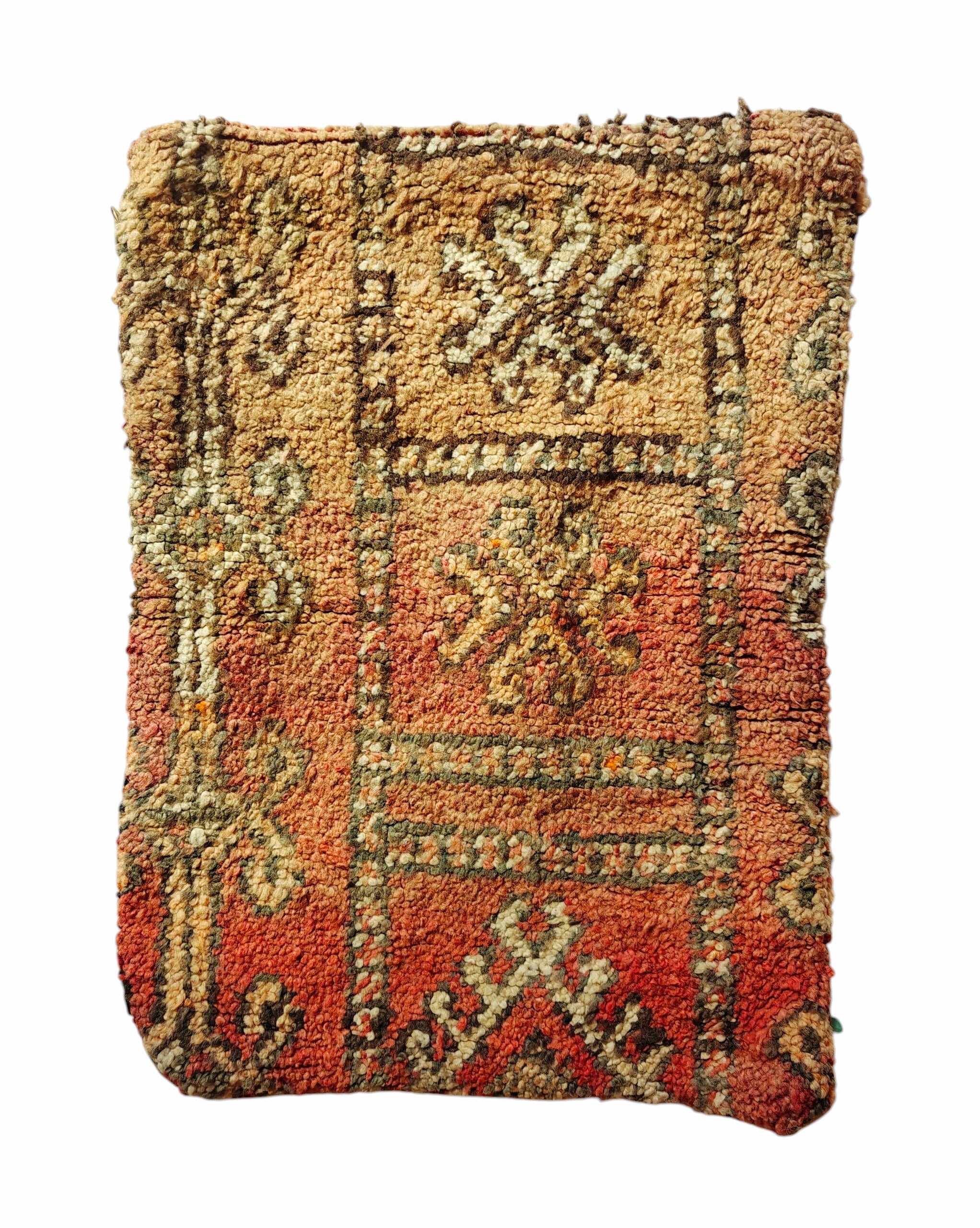 Dekokissen vintage rot beige