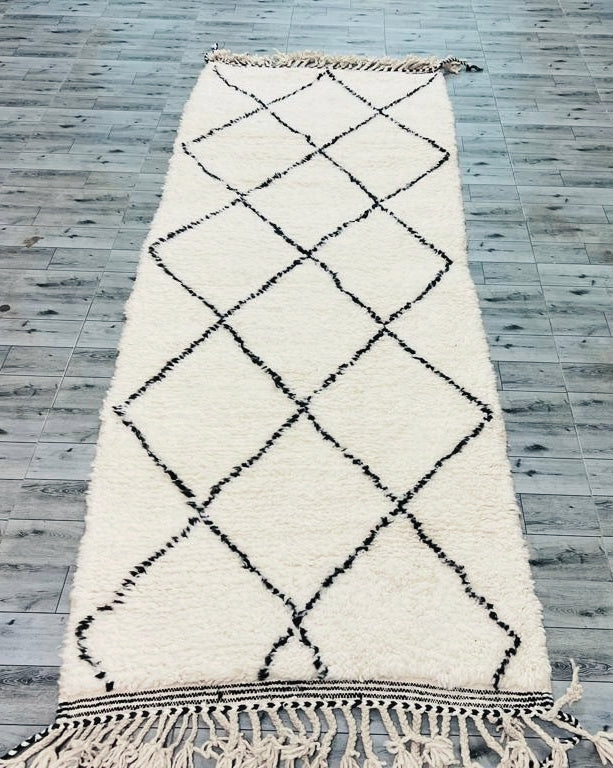 BENI OURAIN Teppich Läufer 0.8 x 3