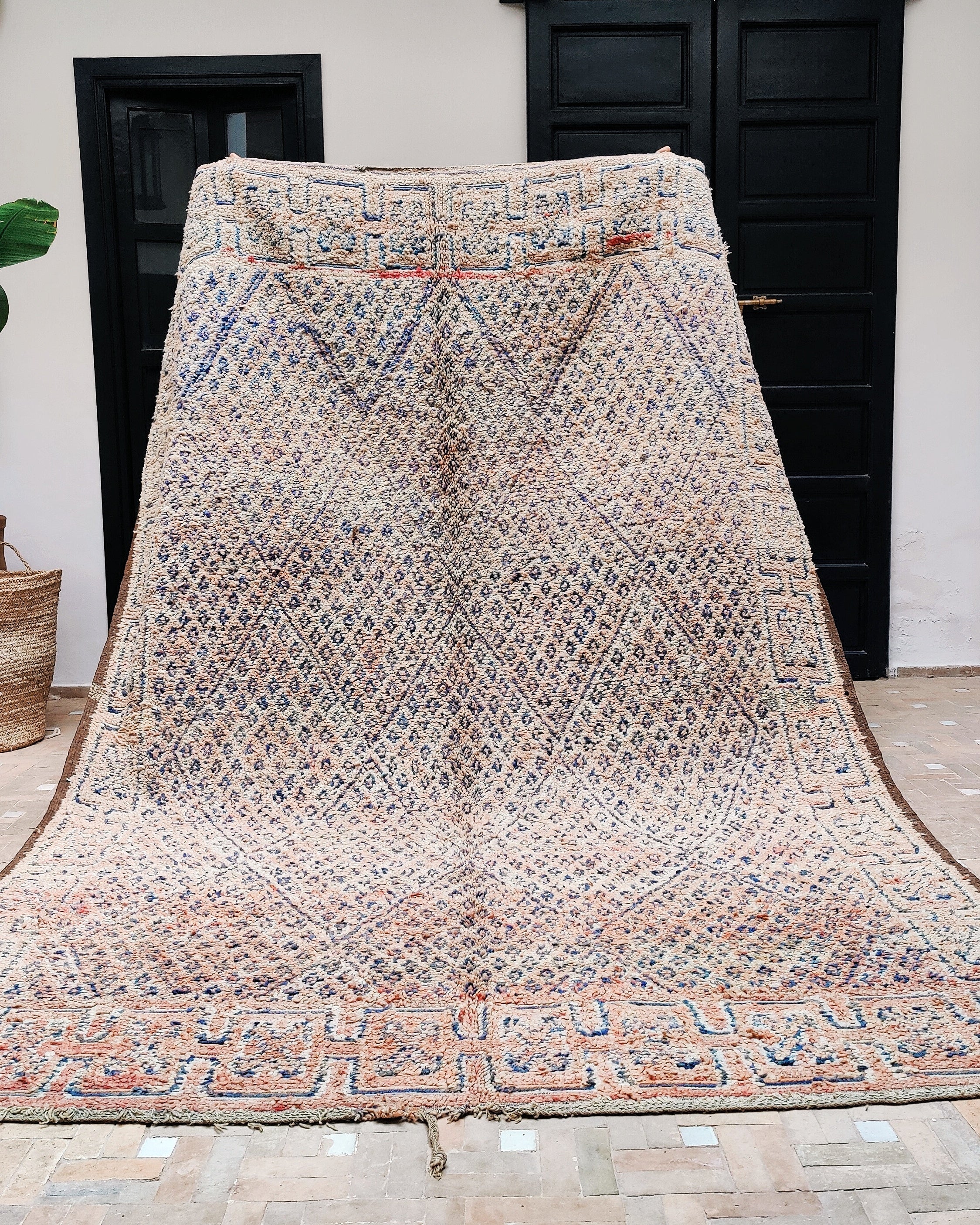 Vintage Berber Teppich aus Marokko Beni Mguild