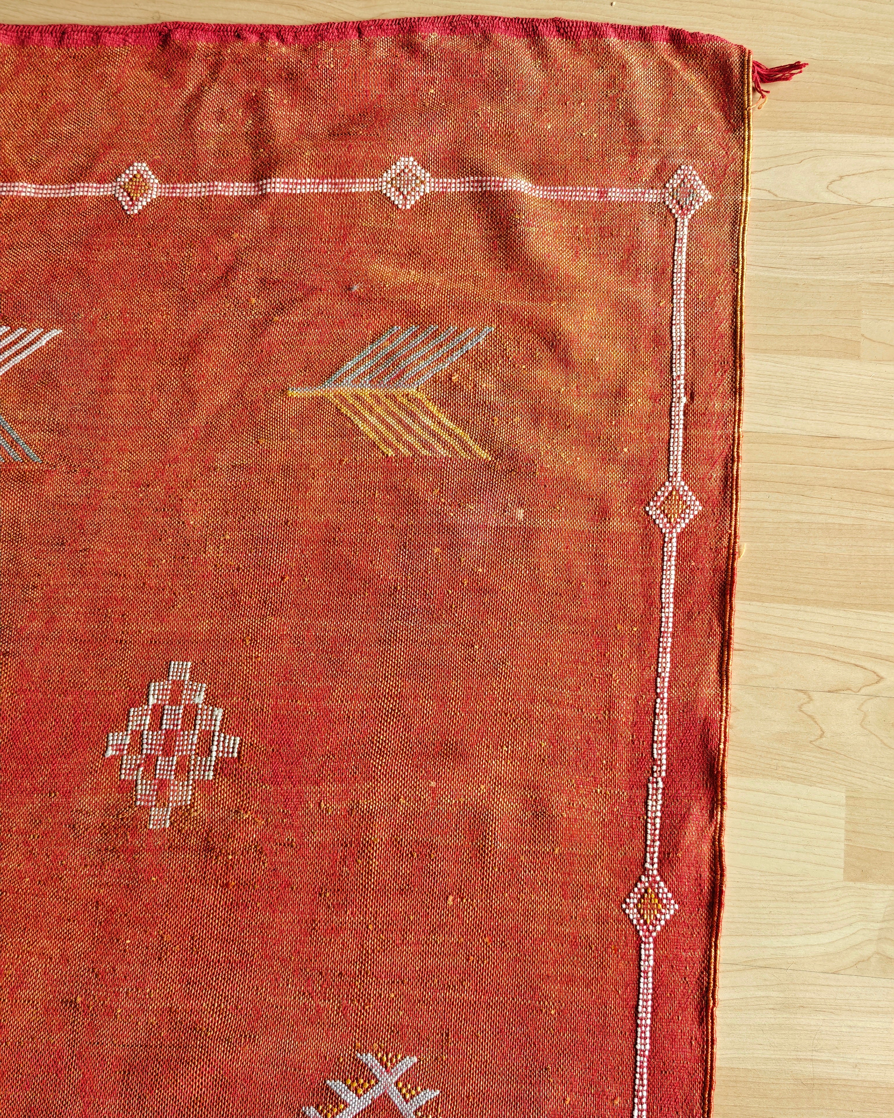 Rusty Red SABRA KILIM Teppich 1.4 x 2.4