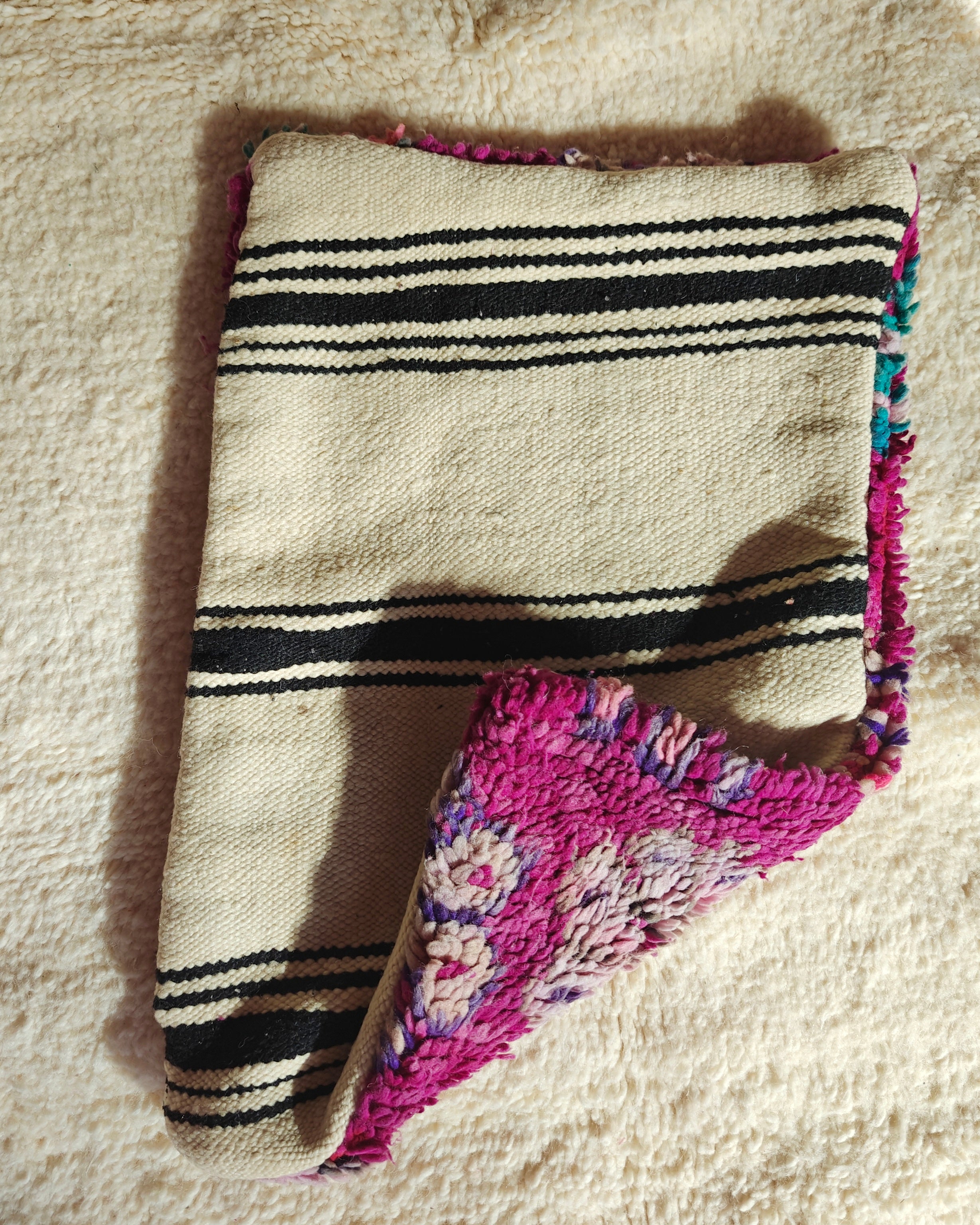 Lila & Flowers Deko-Kissen Marokko