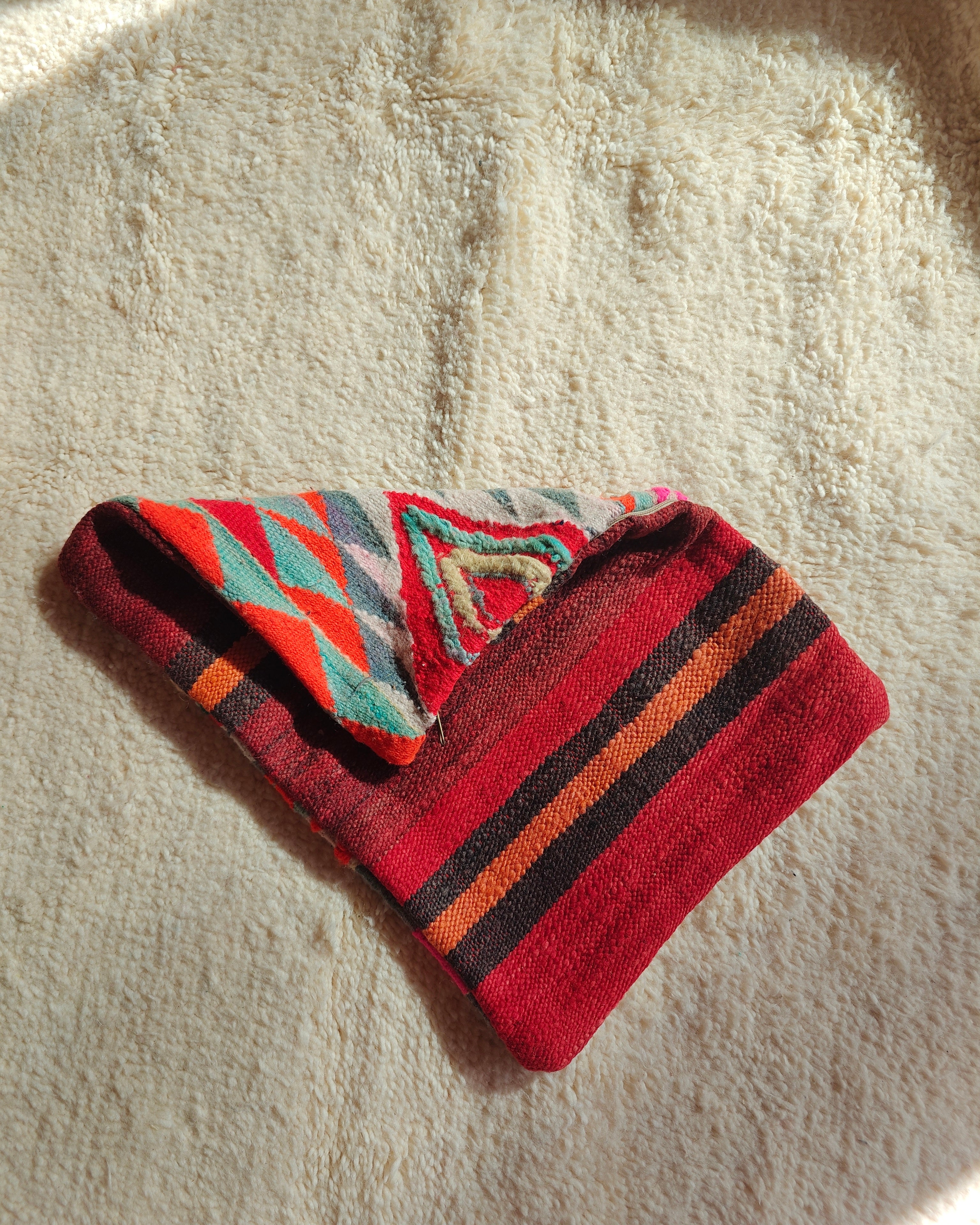 Hippie Spirit Kilim Deko-Kissen Marokko