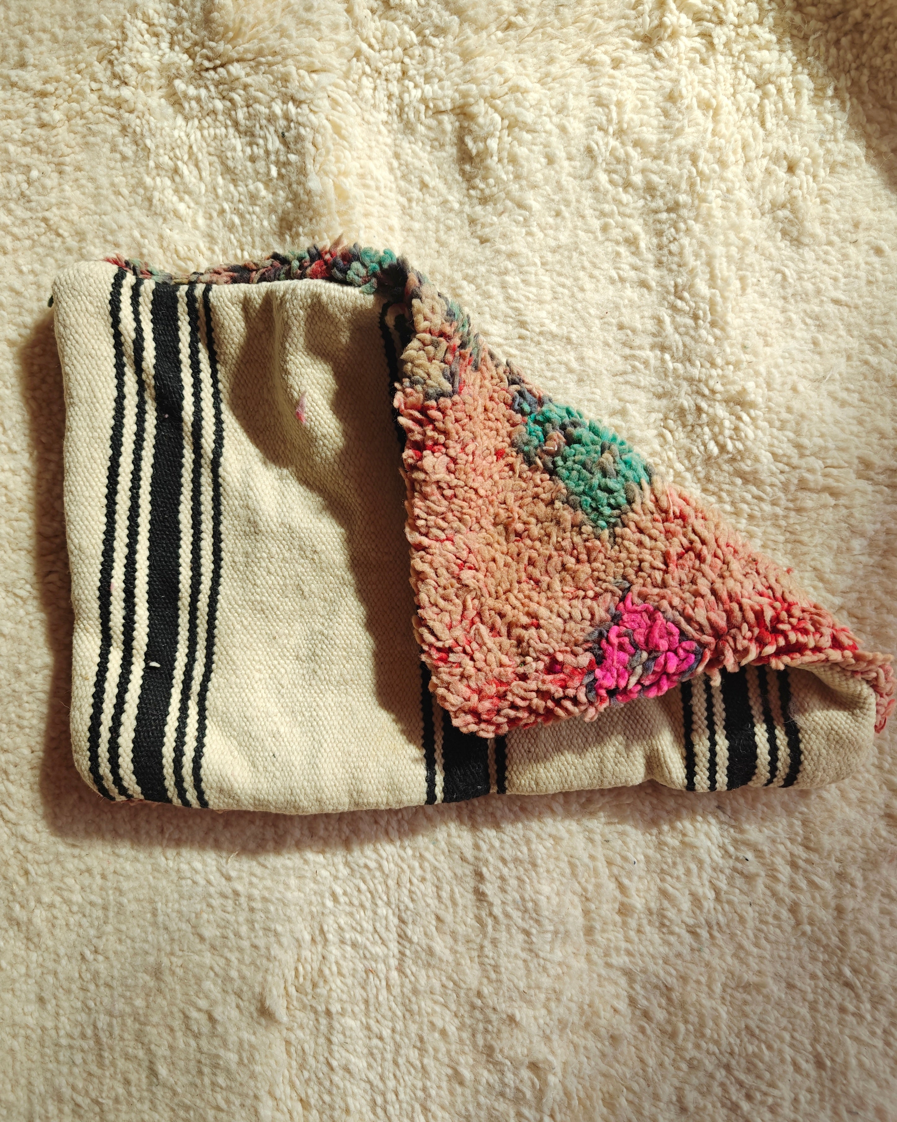 Terracotta rot Kissen Marokko