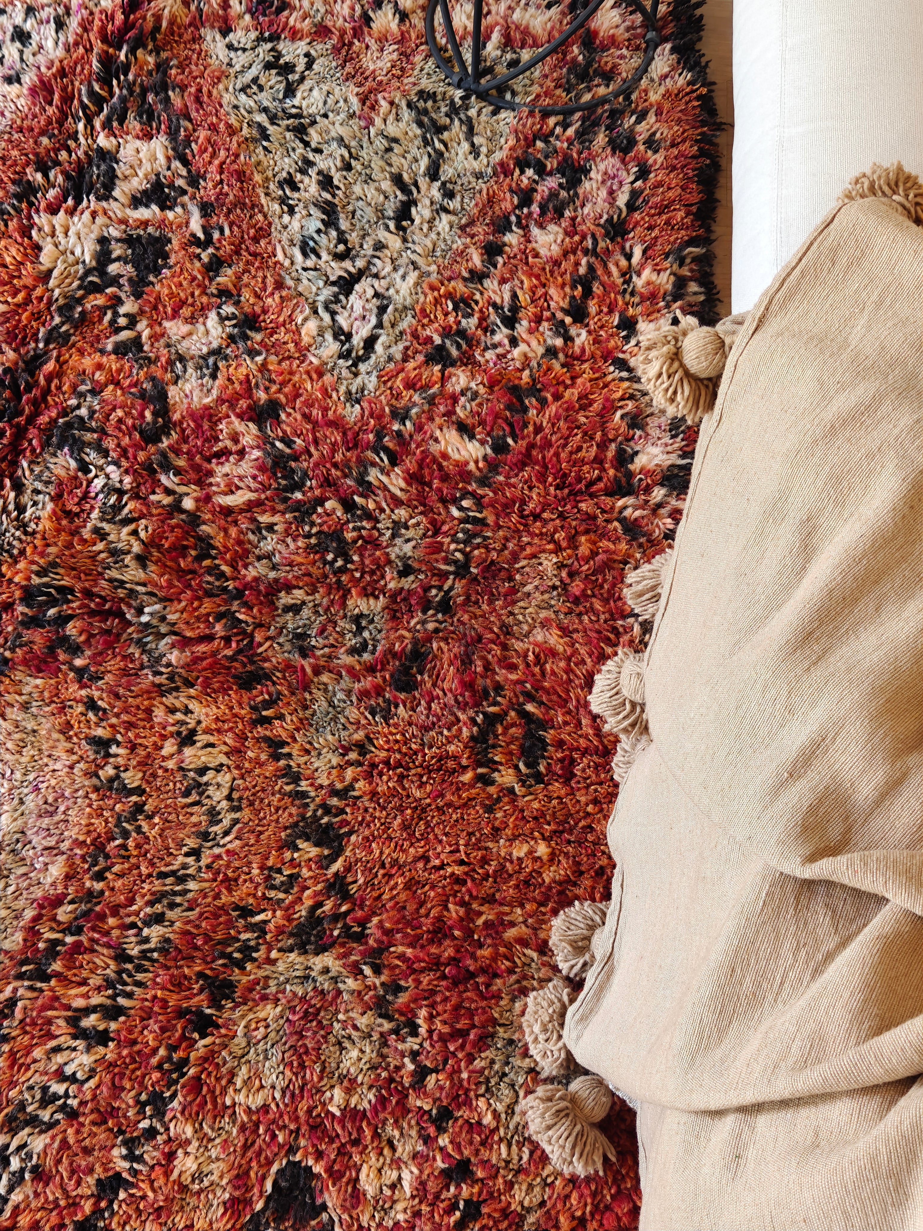 Bohemian Boujaad Teppich FADED RED 1.4 x 1.8