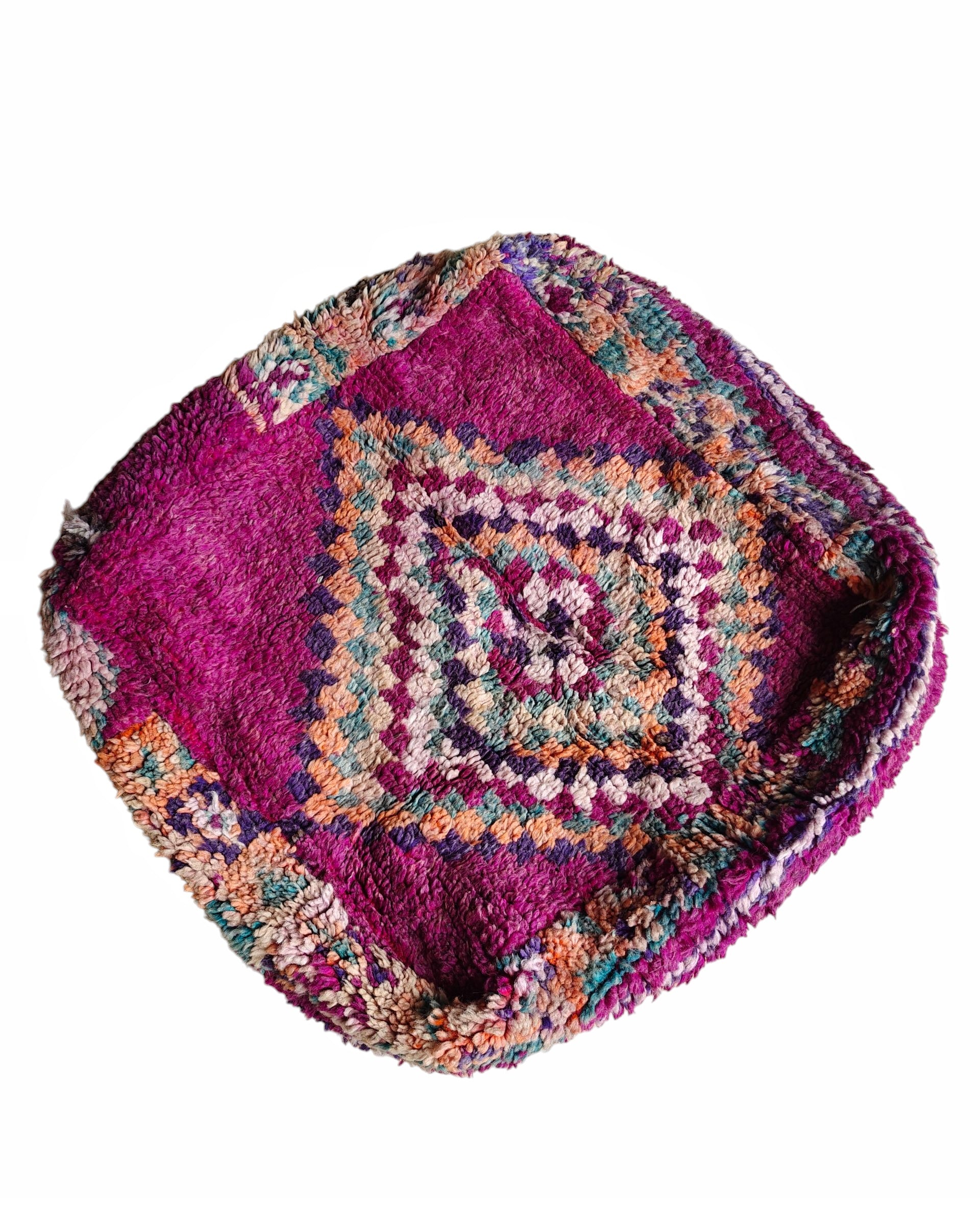 Lila Sitzkissen bohème