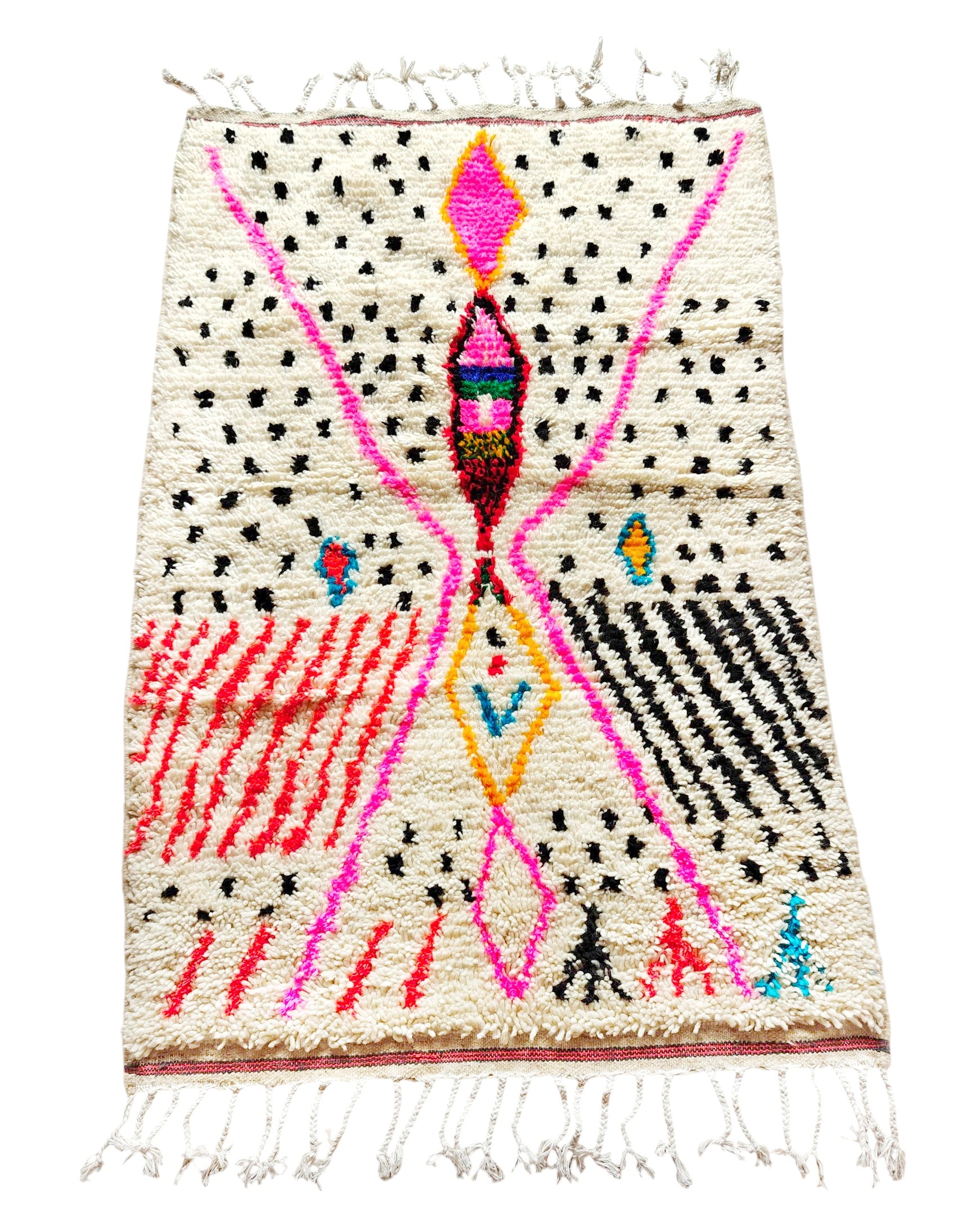 Marokkanischer Azilalteppich pink