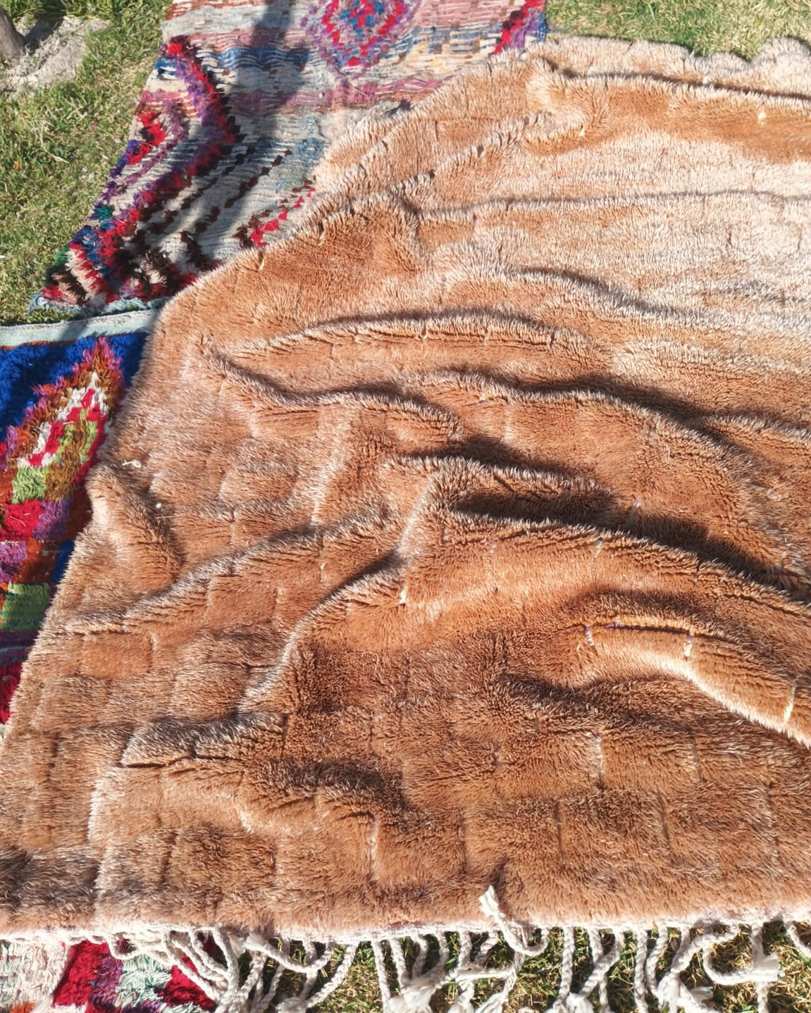 Mrirt Berberteppich warmes braun