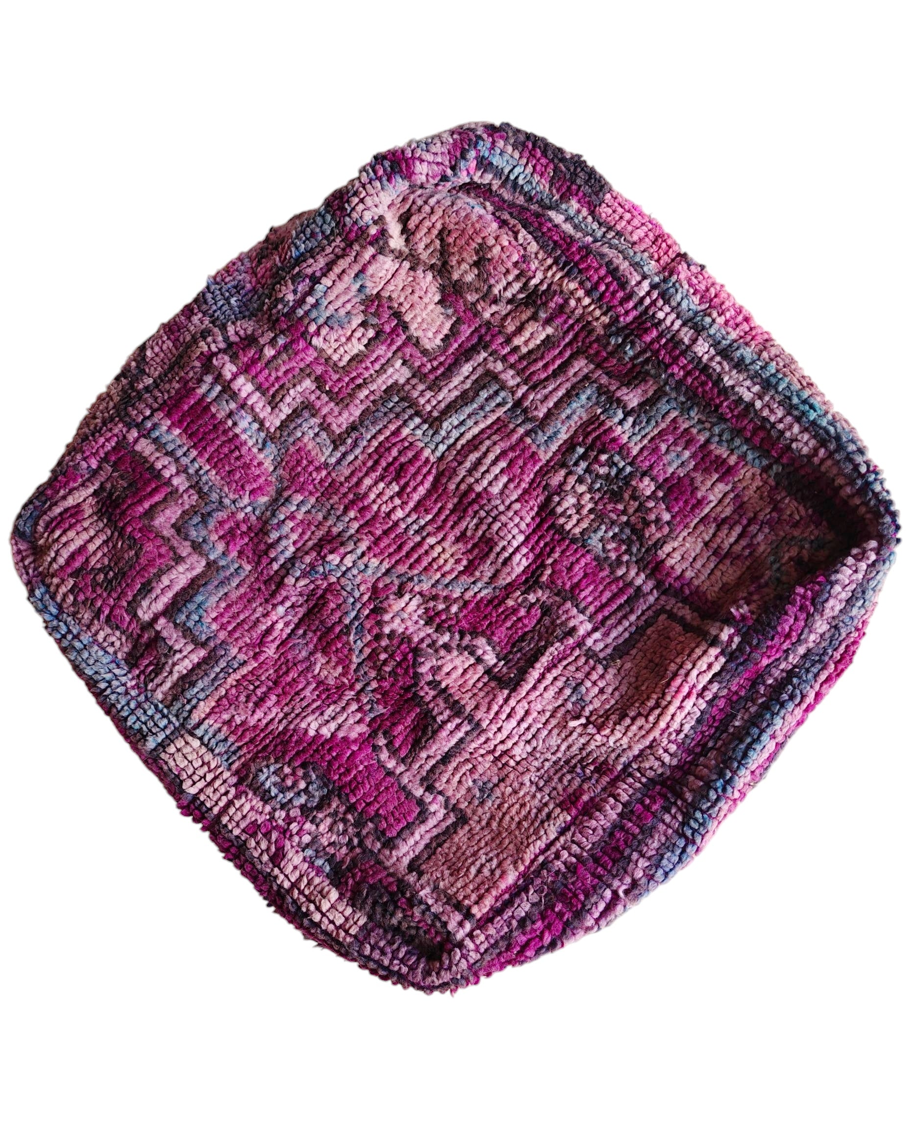 Pouf Sitzkissen bohème lila