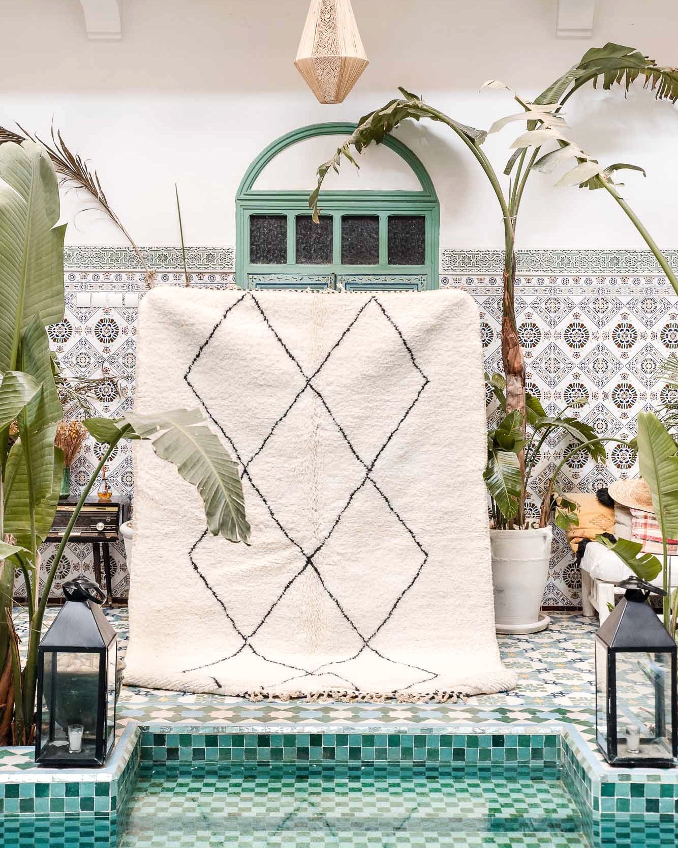 Berber Beni Ourain Teppich aus Marokko kaufen Shop Schweiz