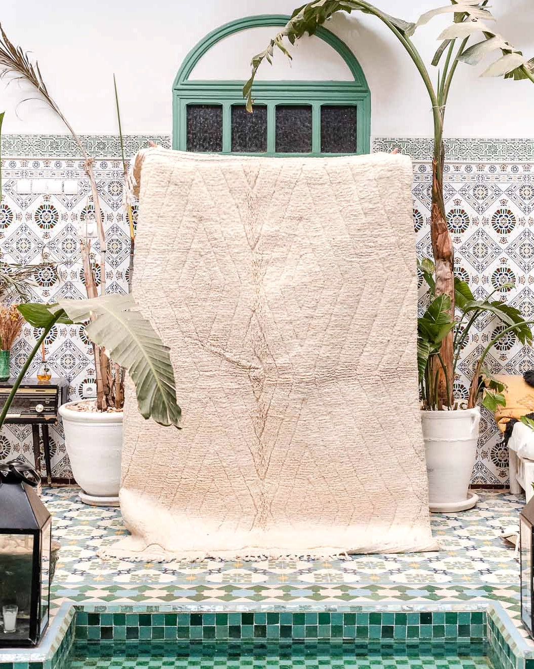 Ivory BENI OURAIN Teppich 1.5 x 2.5