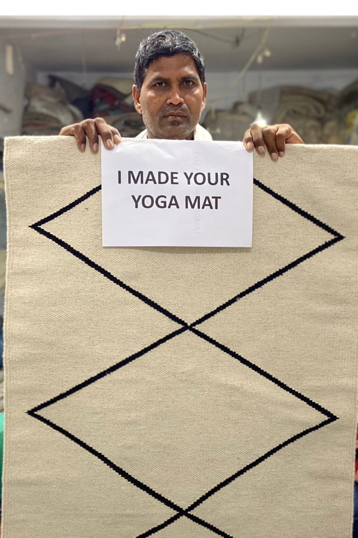 YOMA - Handgewebte Yogamatte