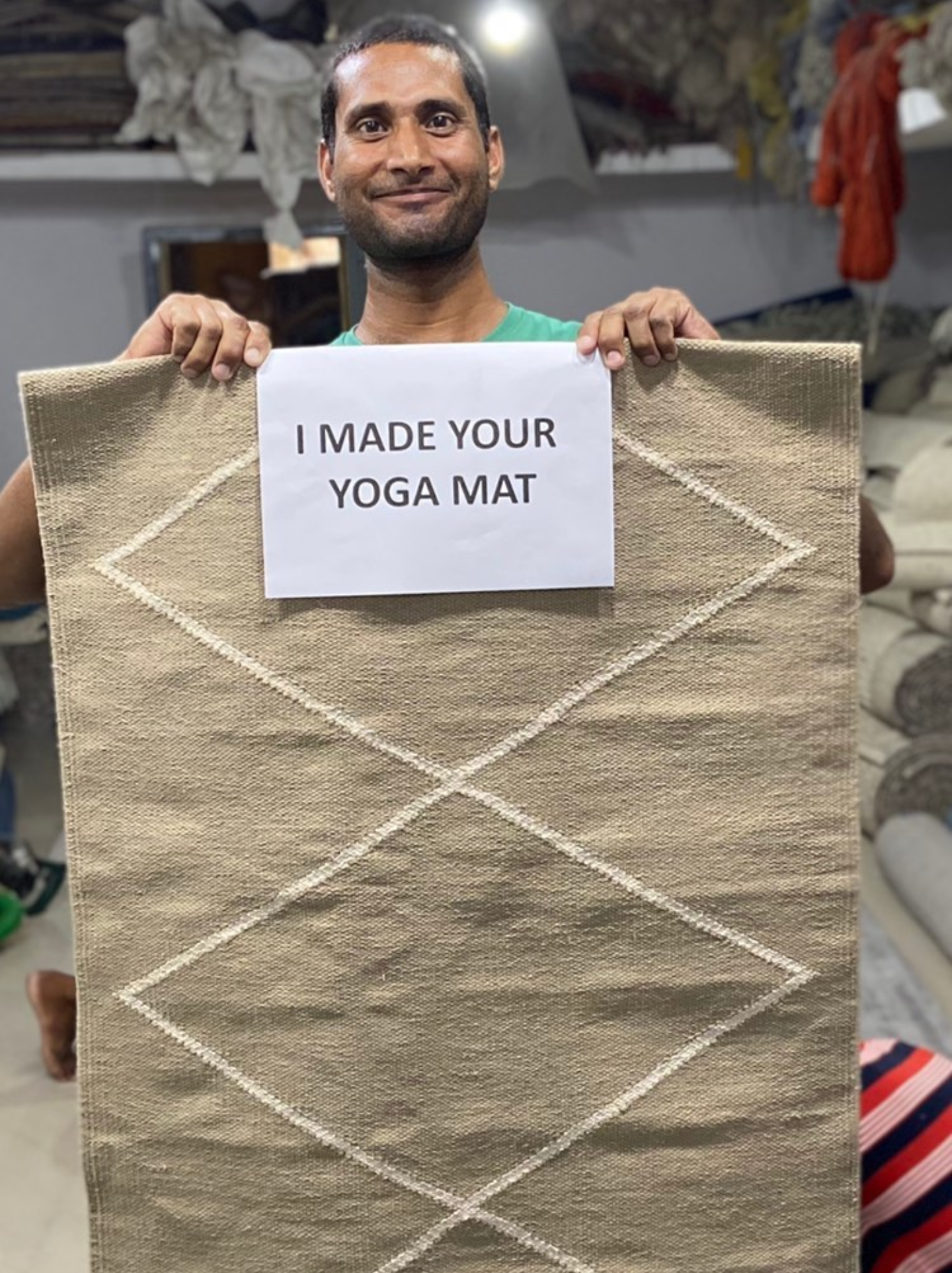 YOMA - Handgewebte Yogamatte