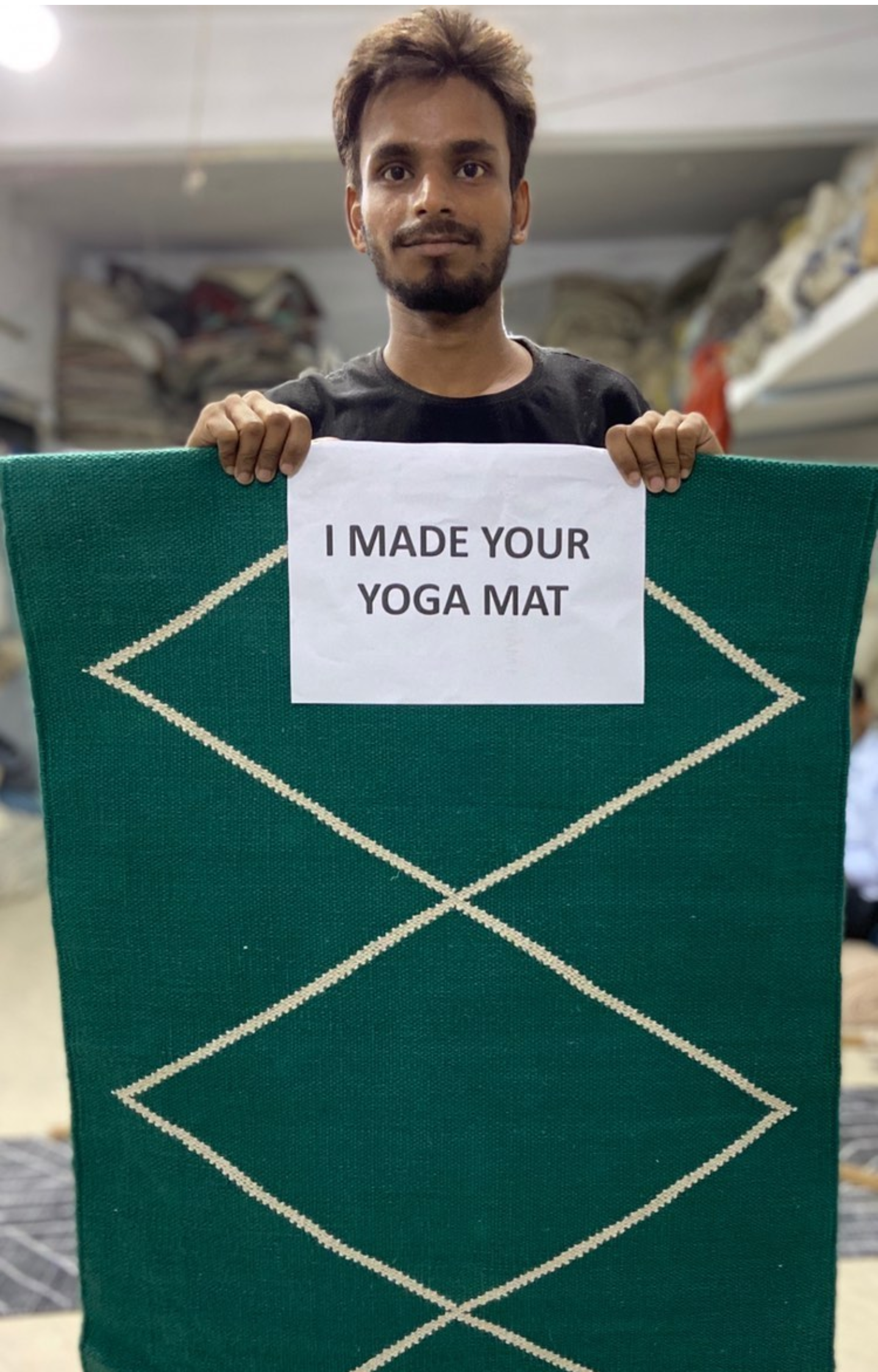 YOMA - Handgewebte Yogamatte