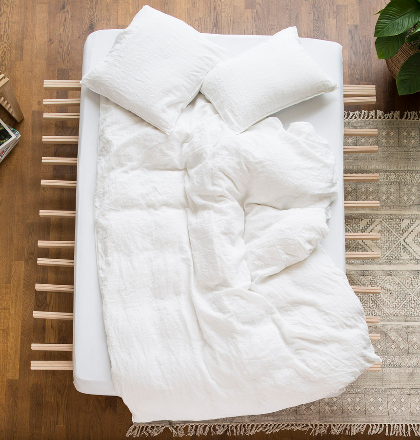 Buy LaVie bed linen LINUS WHITE