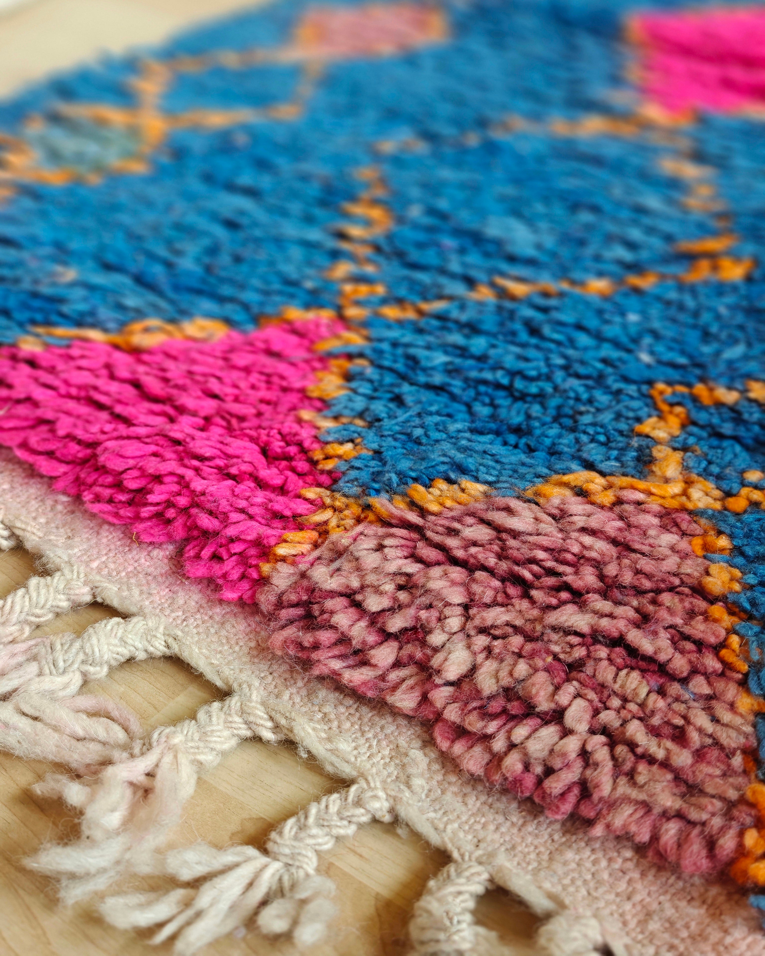 Azur Boujaad Teppich Läufer