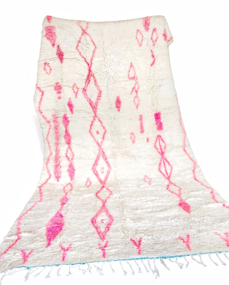 Pink AZILAL Teppich 1.9 x 3