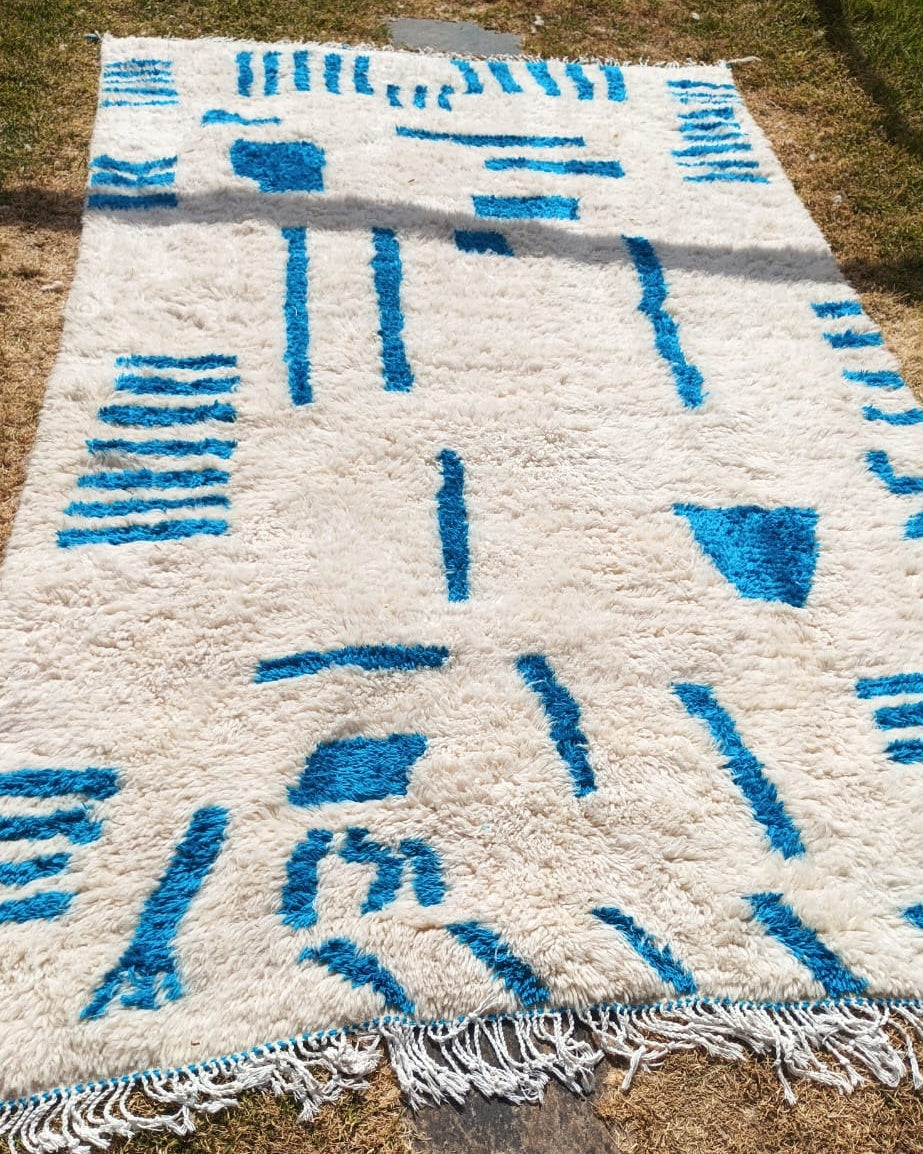 Azilal Beni Ourain türkisblau