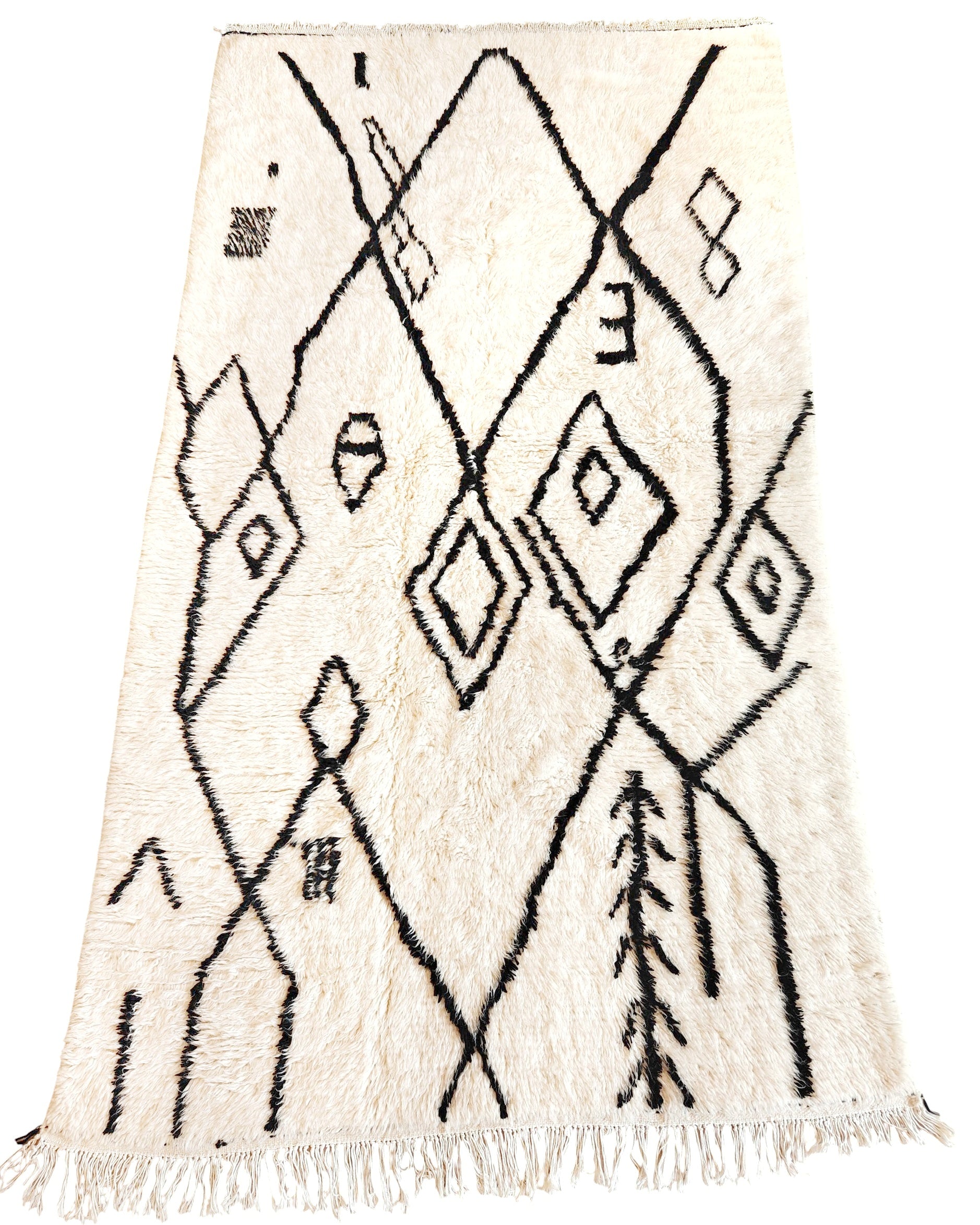 Beni Ourain Teppich kreatives Muster 