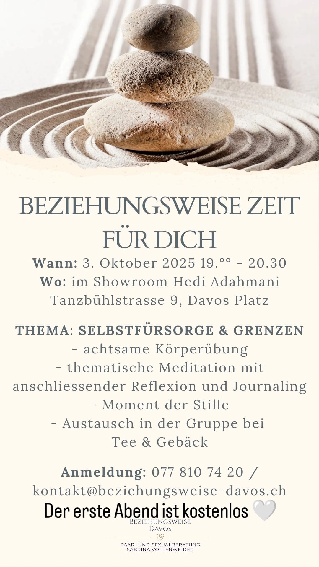 Beziehungsweise Zeit für dich mit Sabrina - DAVOS