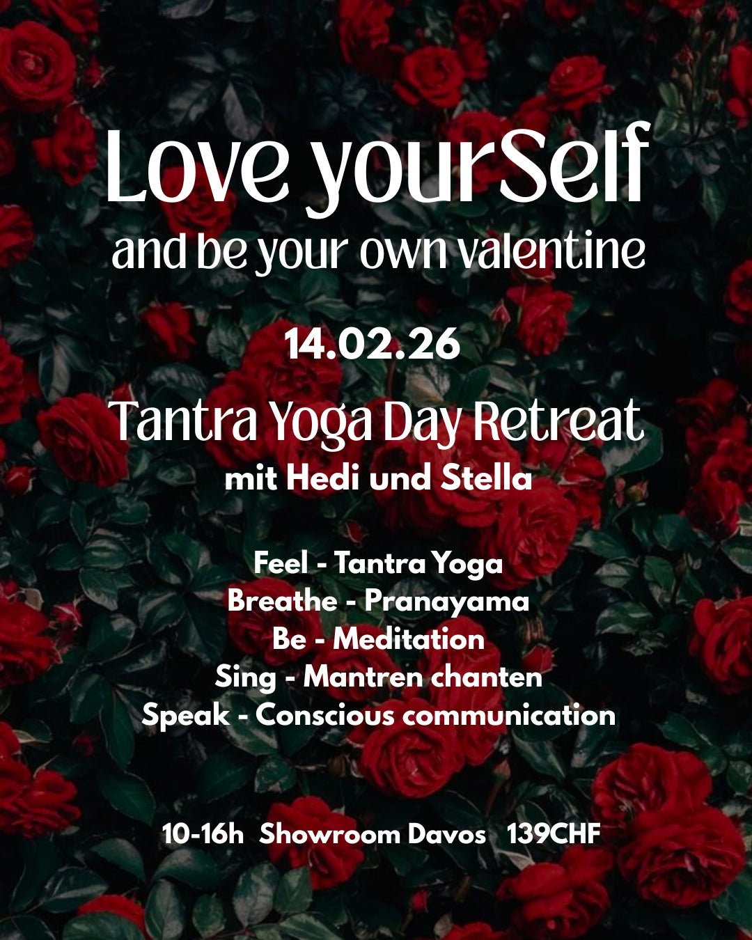 One Day love yourSelf Retreat DAVOS