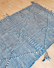 Load image into Gallery viewer, Chefchaouen Blue KILIM 1.7 x 2.6