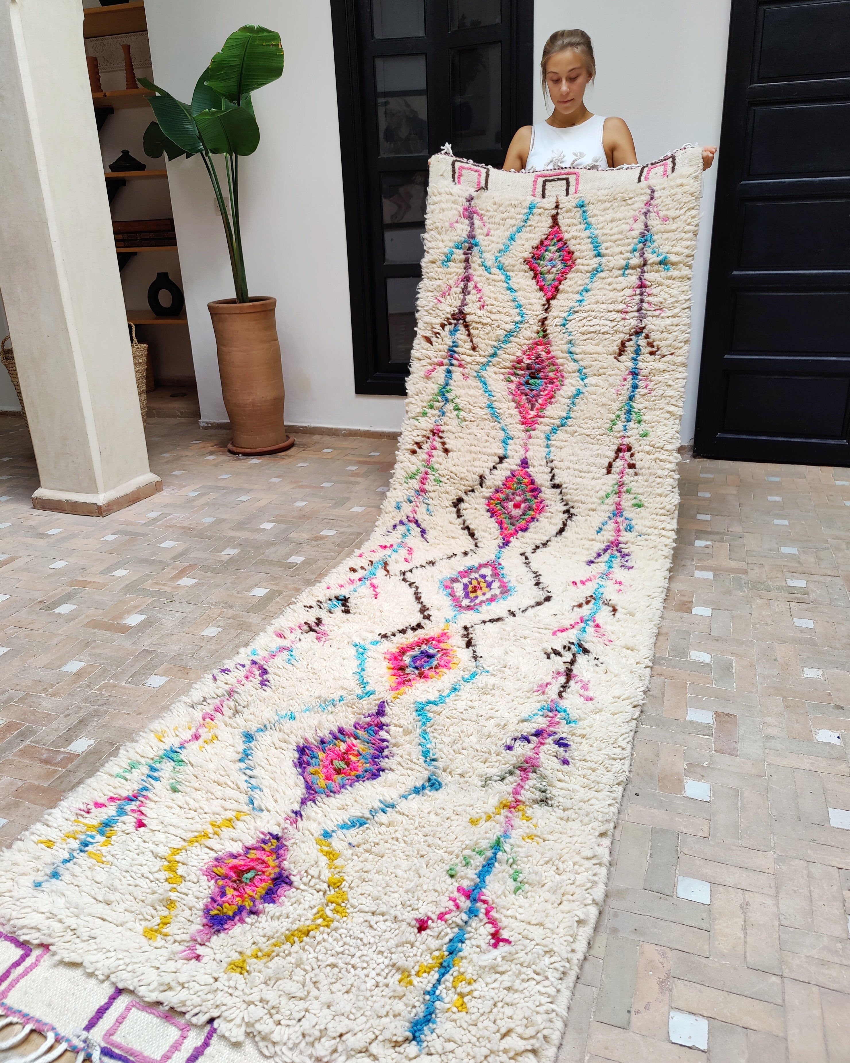 Azilal Läufer Berber Teppich 