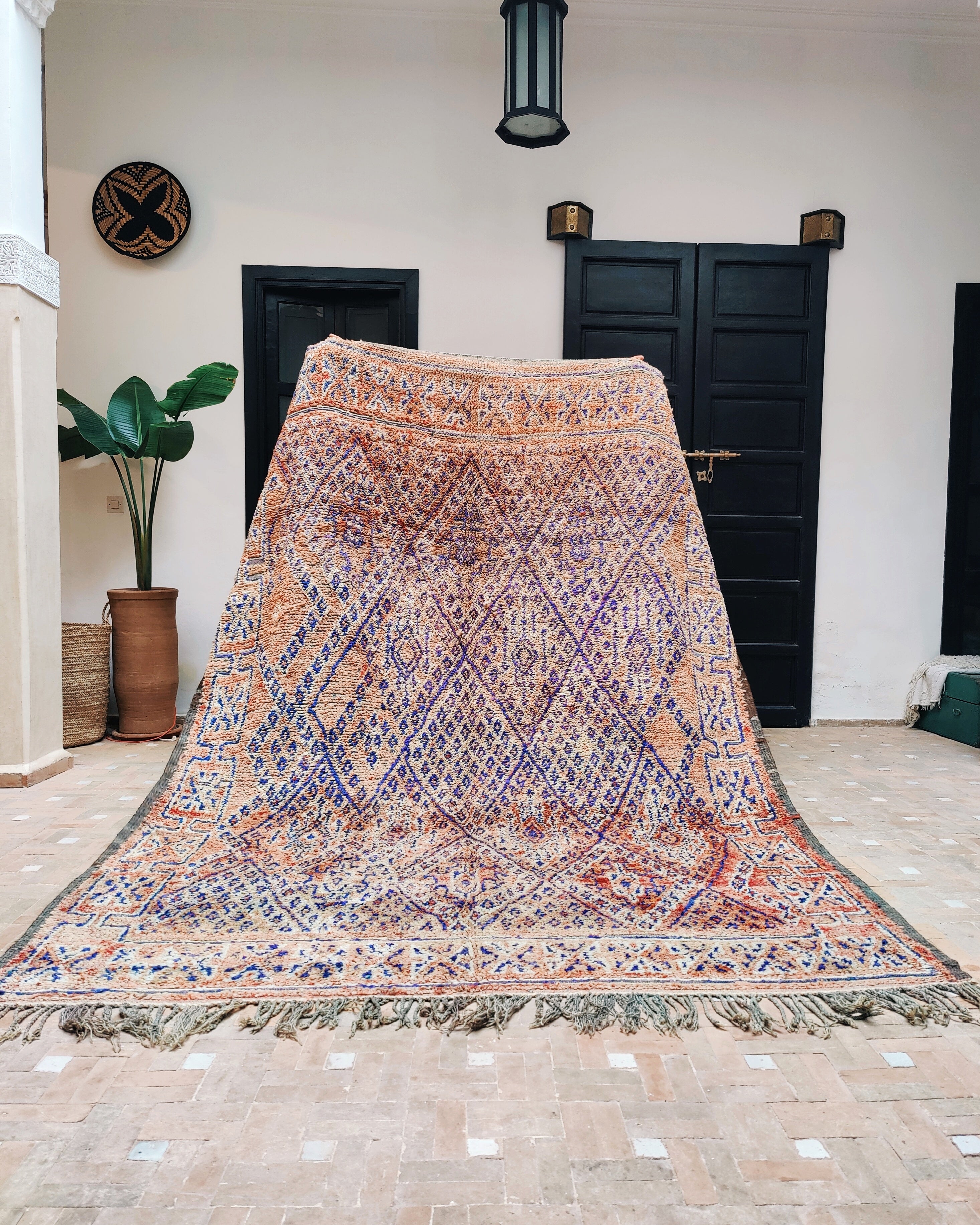 Vintage Berber Teppich aus Marokko 