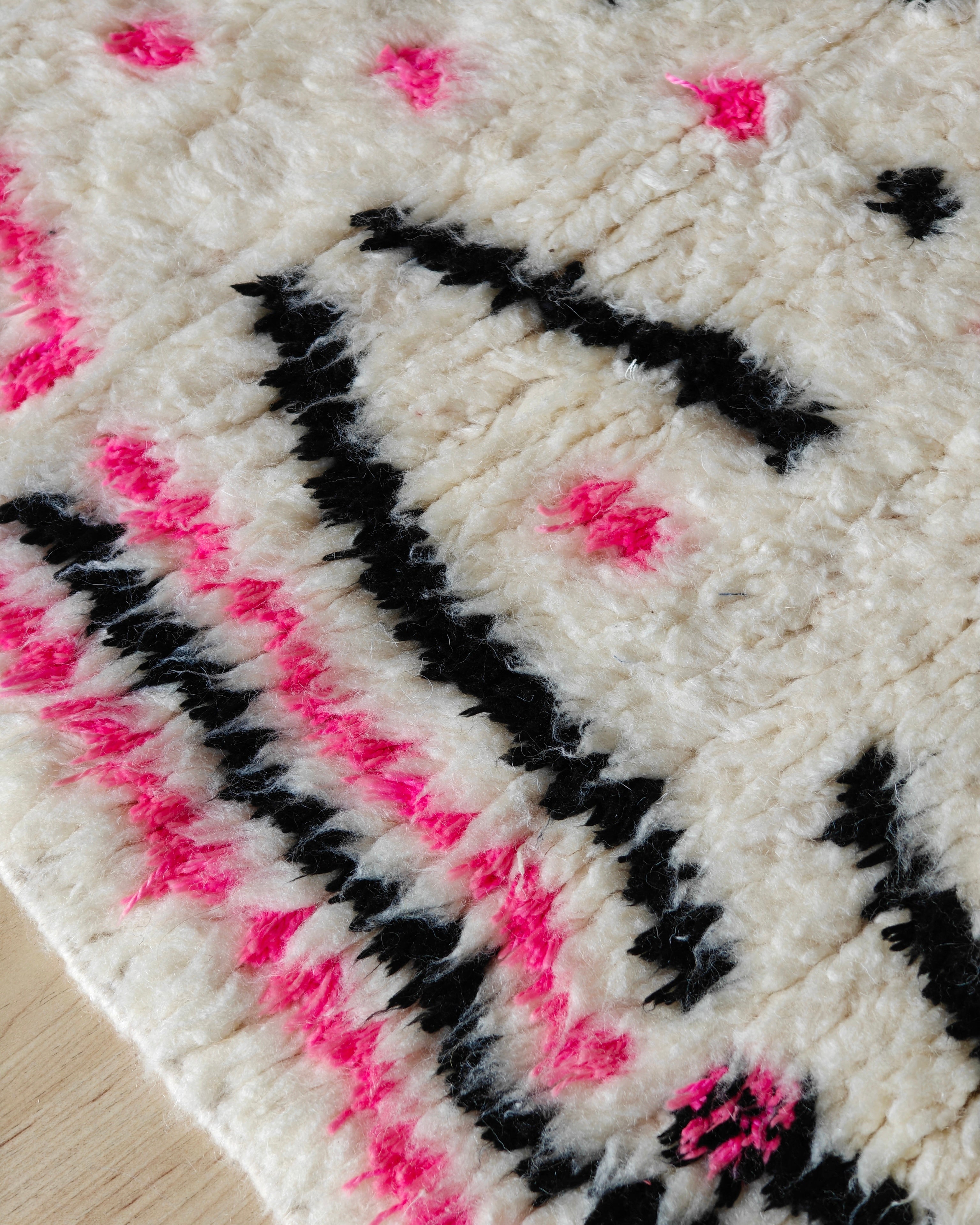 Pink AZILAL Teppich 1.4 x 2.6