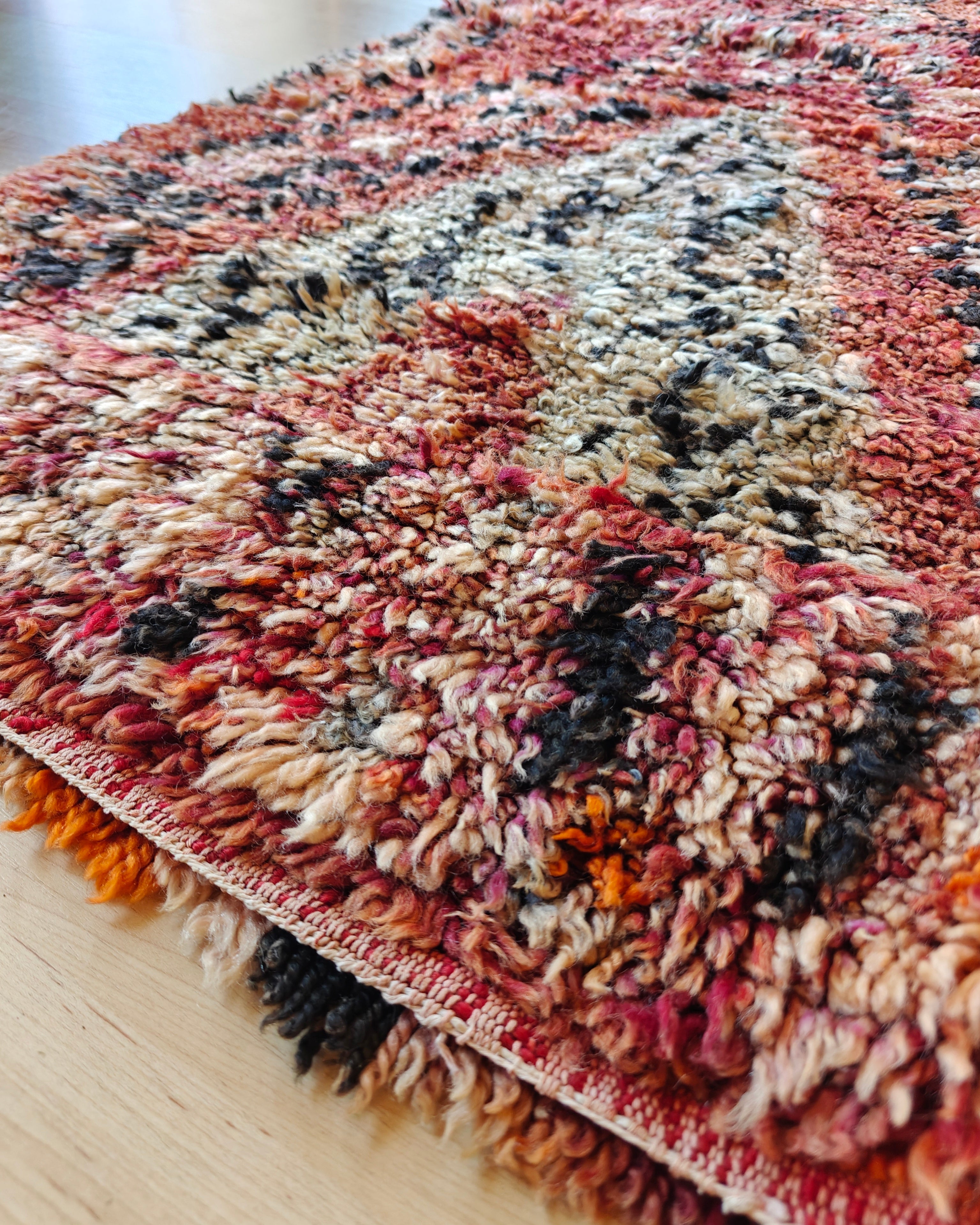 Bohemian Boujaad Teppich FADED RED 1.4 x 1.8