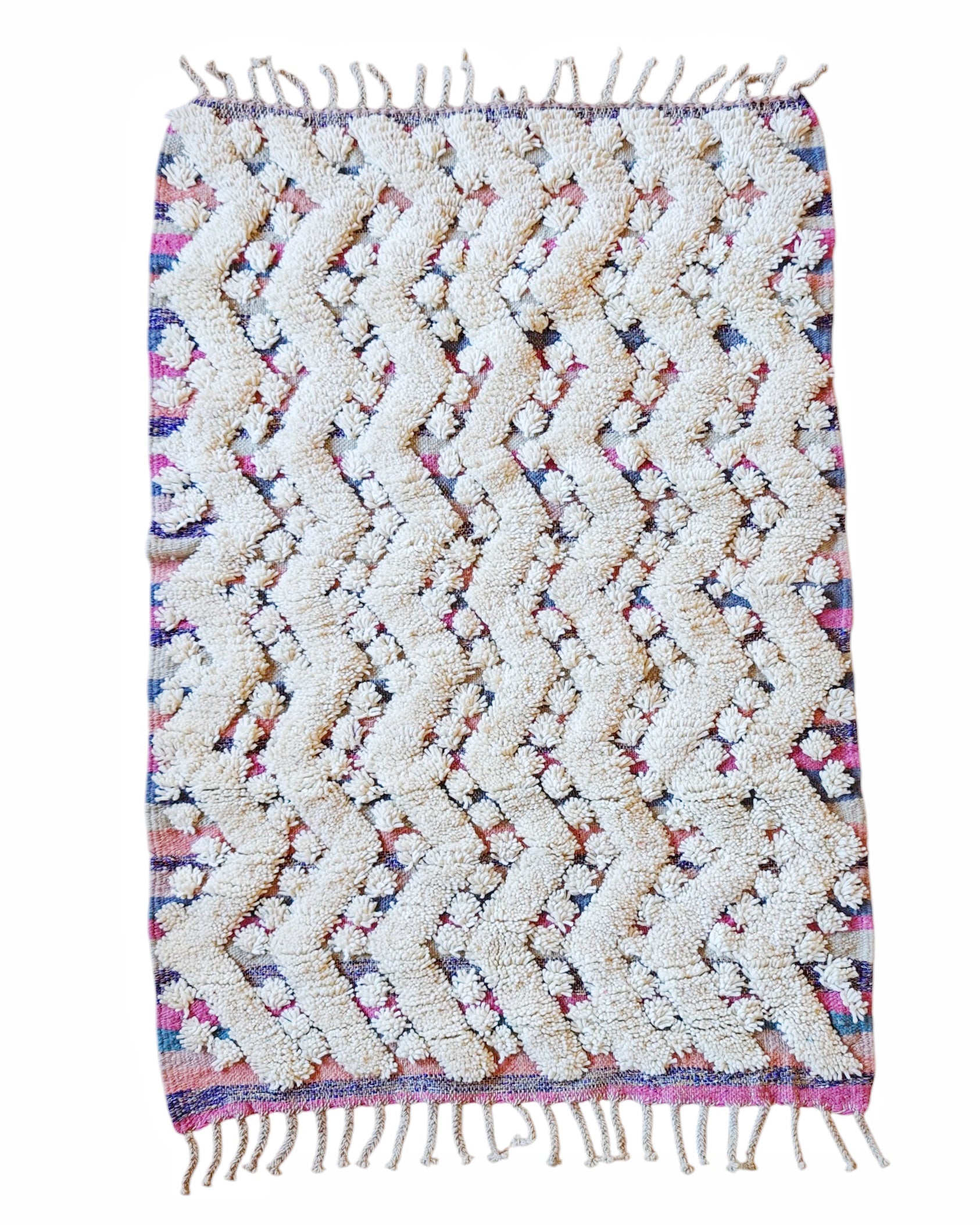 Marokkanischer Kilim Teppich geknüpft 