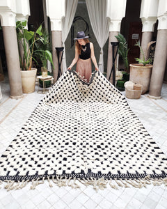 Beni Ourain Teppich aus Marokko von Hedi Adahmani 
