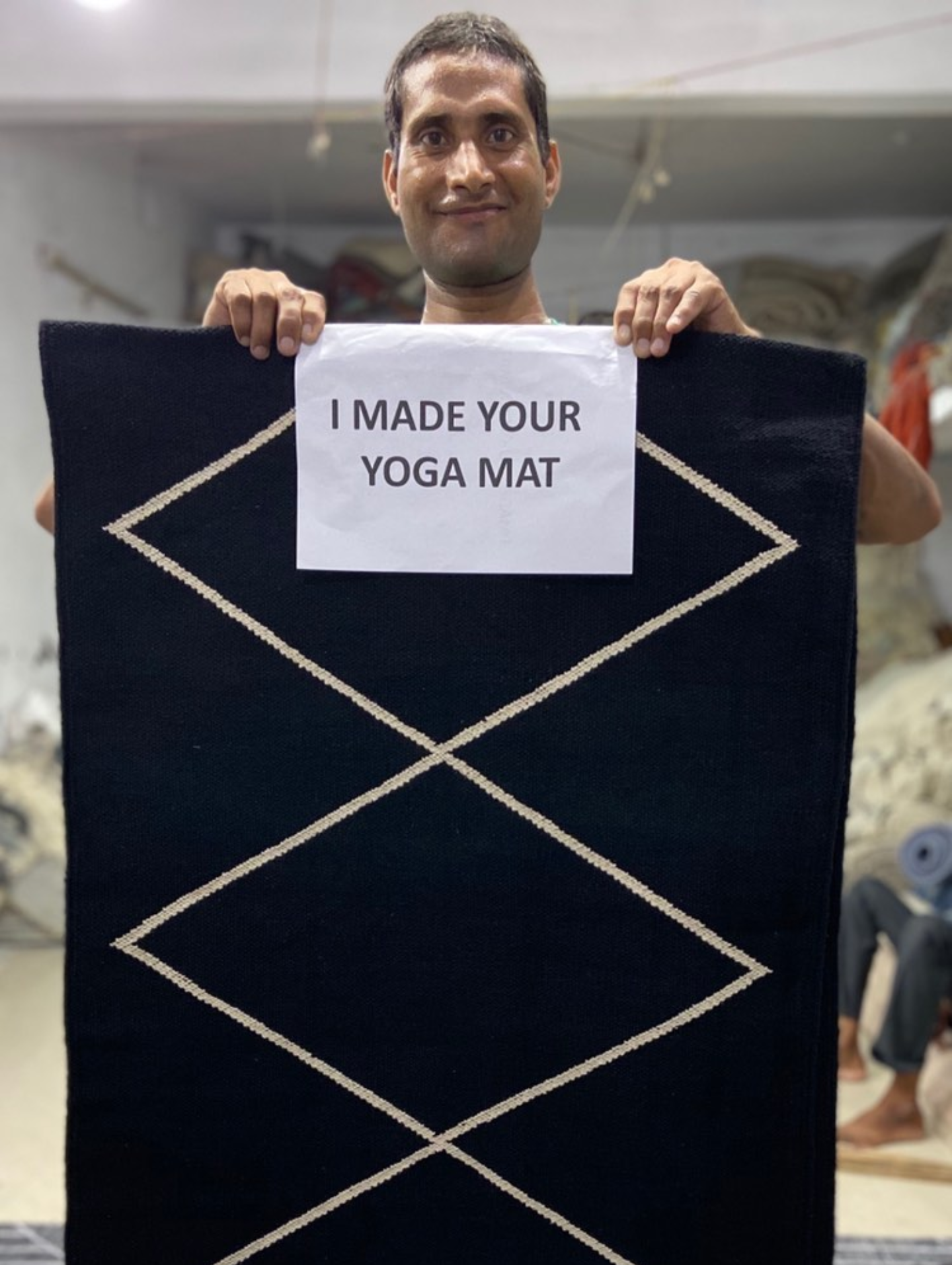 YOMA - Handgewebte Yogamatte